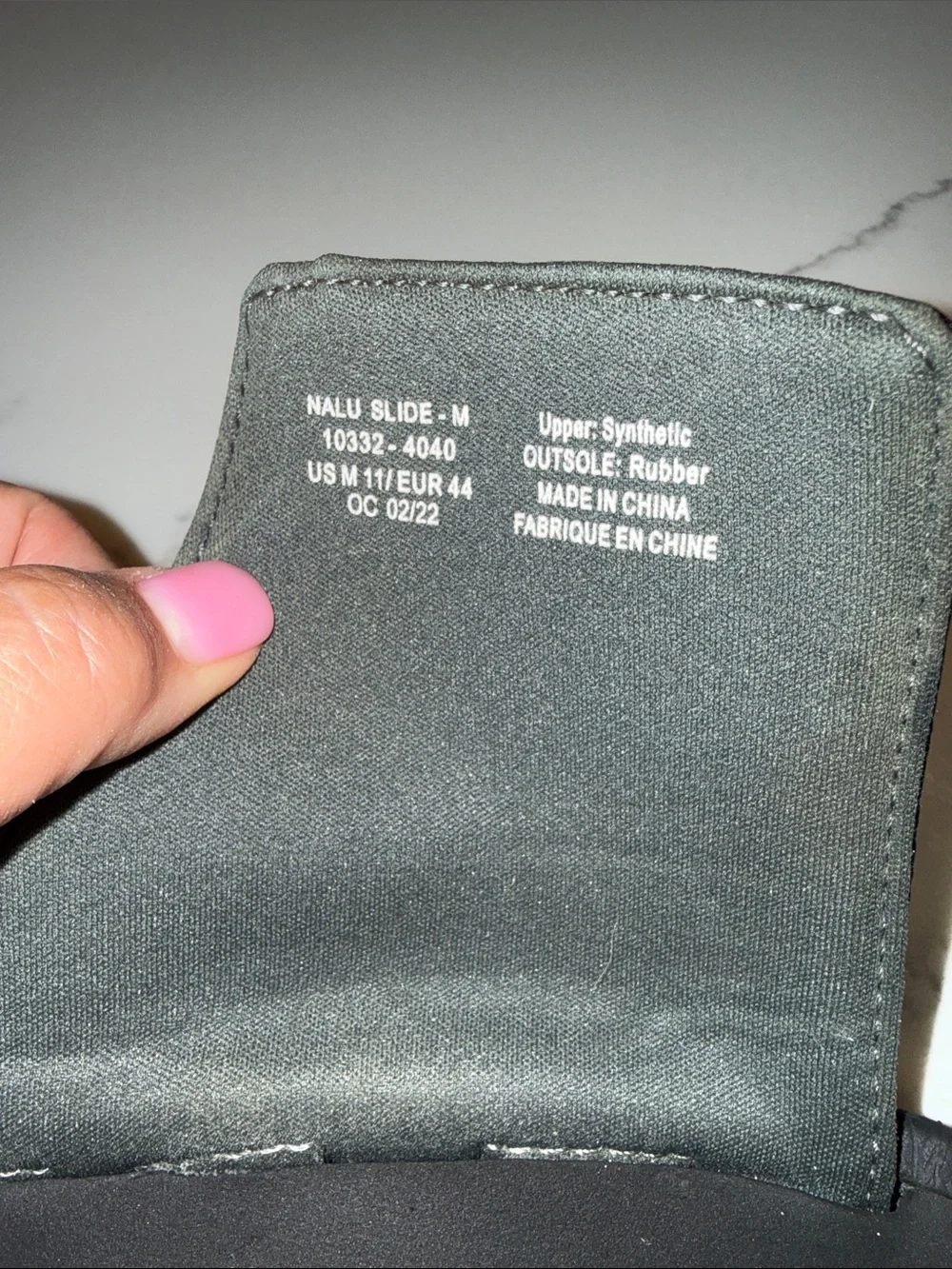 Men’s Black OluKai Nalu Slide